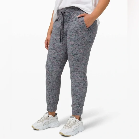 Lululemon Ready to Rulu Jogger•Neon Tweed Jacquard Battleship Electric Coral•12 - Picture 1 of 16